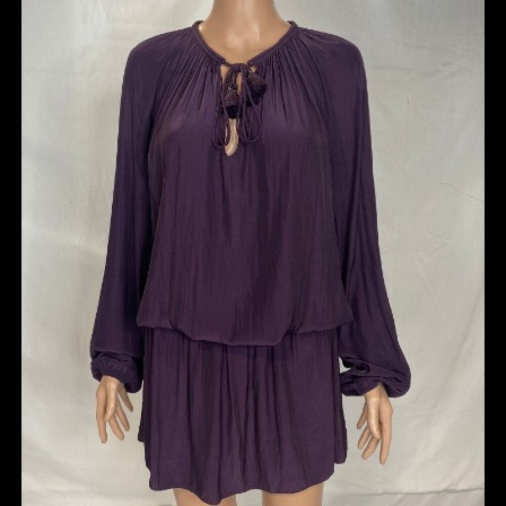 Ramy Brook Clarinda Smocked Mini Dress